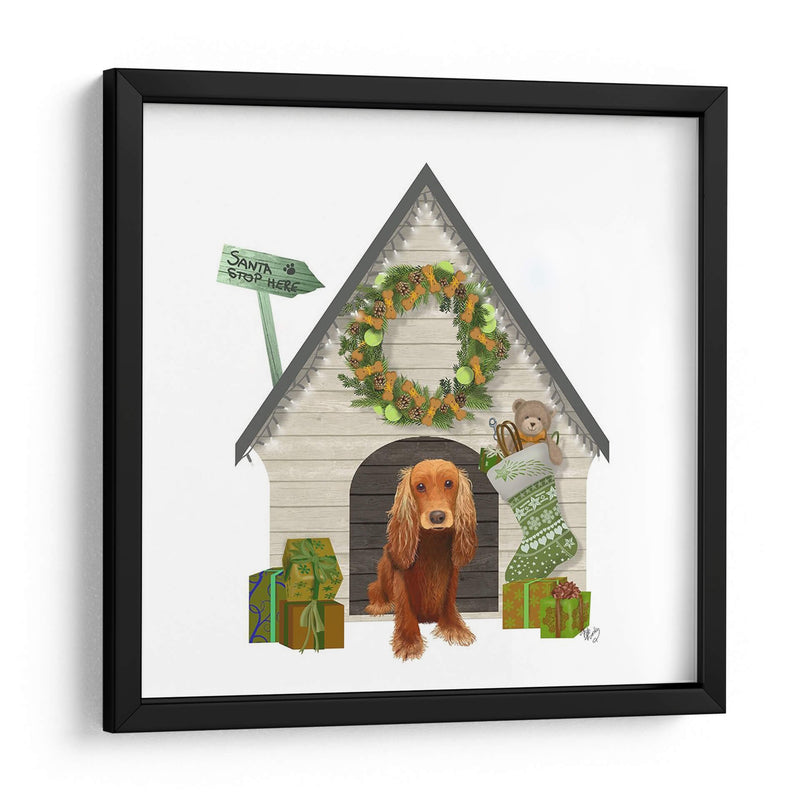 Navidad Des - Navidad Kennel - Cottage - Fab Funky | Cuadro decorativo de Canvas Lab