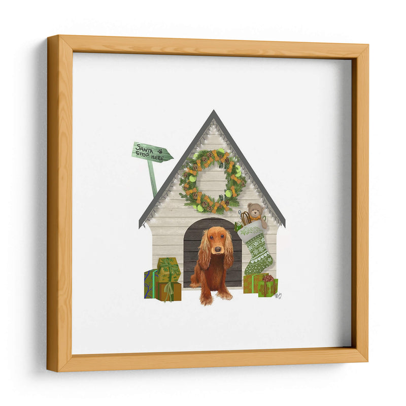 Navidad Des - Navidad Kennel - Cottage - Fab Funky | Cuadro decorativo de Canvas Lab