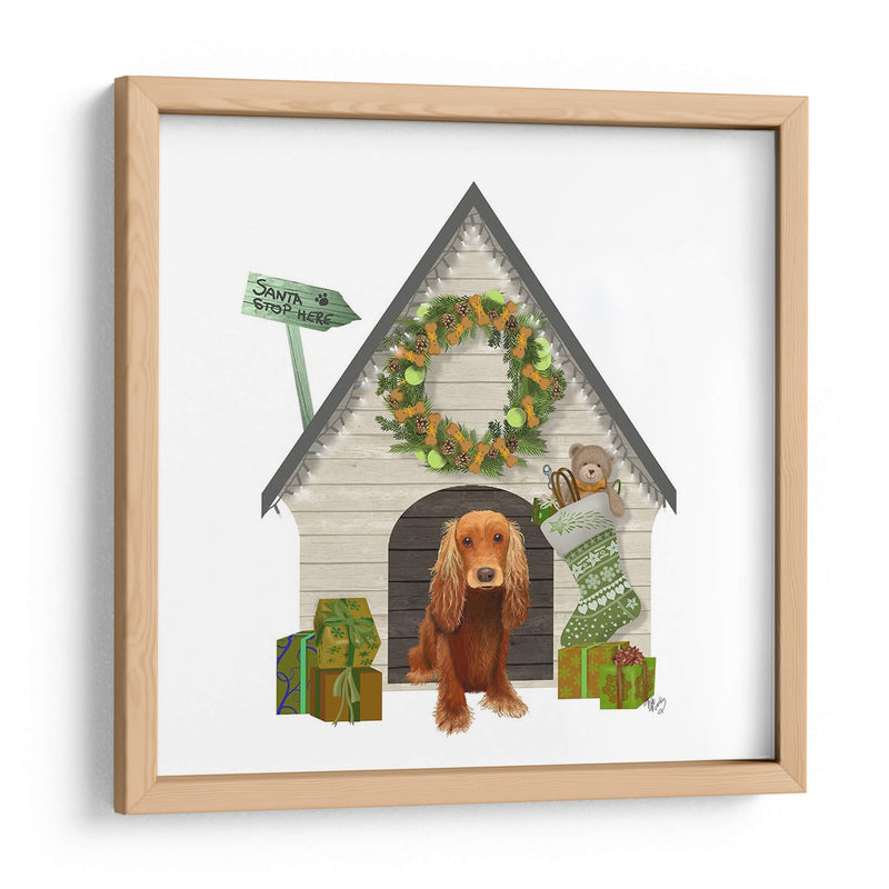 Navidad Des - Navidad Kennel - Cottage - Fab Funky | Cuadro decorativo de Canvas Lab