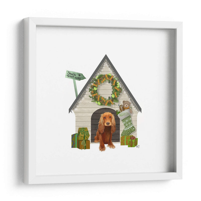 Navidad Des - Navidad Kennel - Cottage - Fab Funky | Cuadro decorativo de Canvas Lab