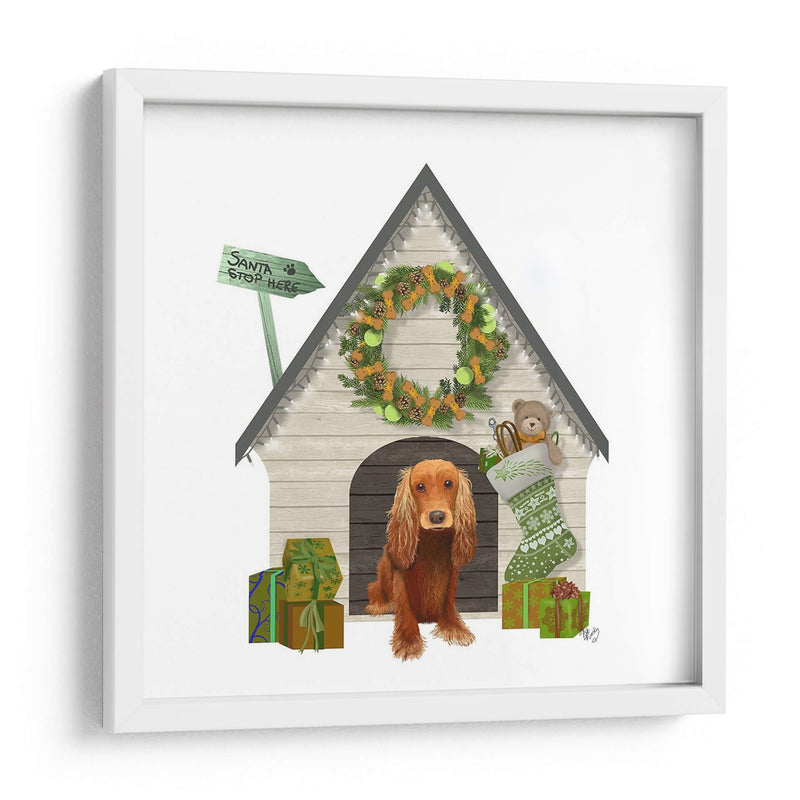 Navidad Des - Navidad Kennel - Cottage - Fab Funky | Cuadro decorativo de Canvas Lab