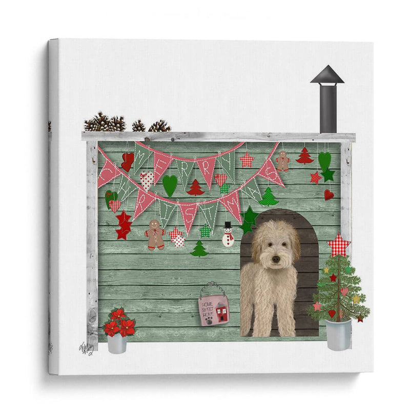 Navidad Des - Navidad Kennel - Homeapun - Fab Funky | Cuadro decorativo de Canvas Lab