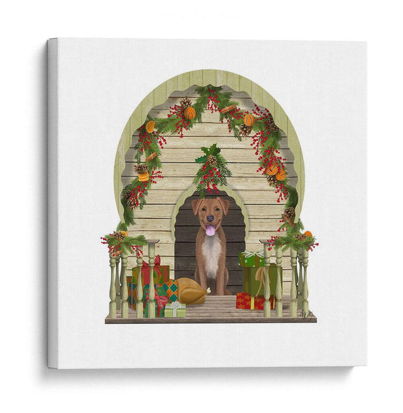 Navidad Des-Christmas Kennel - Williamsburg - Fab Funky | Cuadro decorativo de Canvas Lab