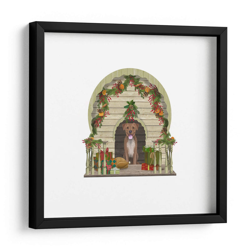 Navidad Des-Christmas Kennel - Williamsburg - Fab Funky | Cuadro decorativo de Canvas Lab