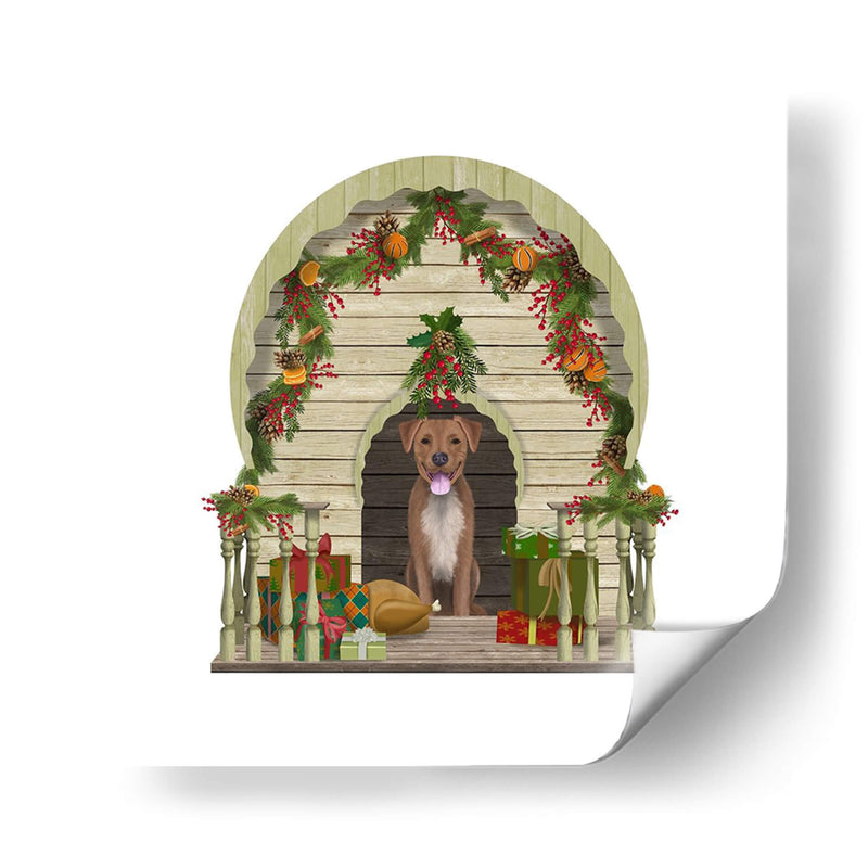 Navidad Des-Christmas Kennel - Williamsburg - Fab Funky | Cuadro decorativo de Canvas Lab