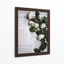 Letras y rosas blancas | Cuadro decorativo de Canvas Lab