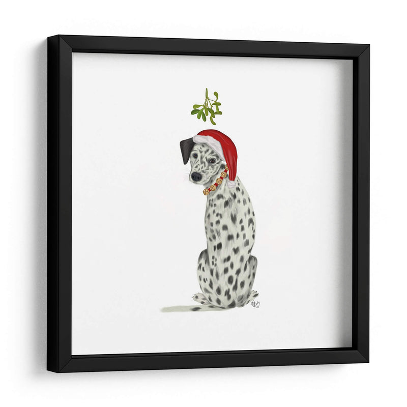 Navidad Des - Dalmatian Muérdago - Fab Funky | Cuadro decorativo de Canvas Lab