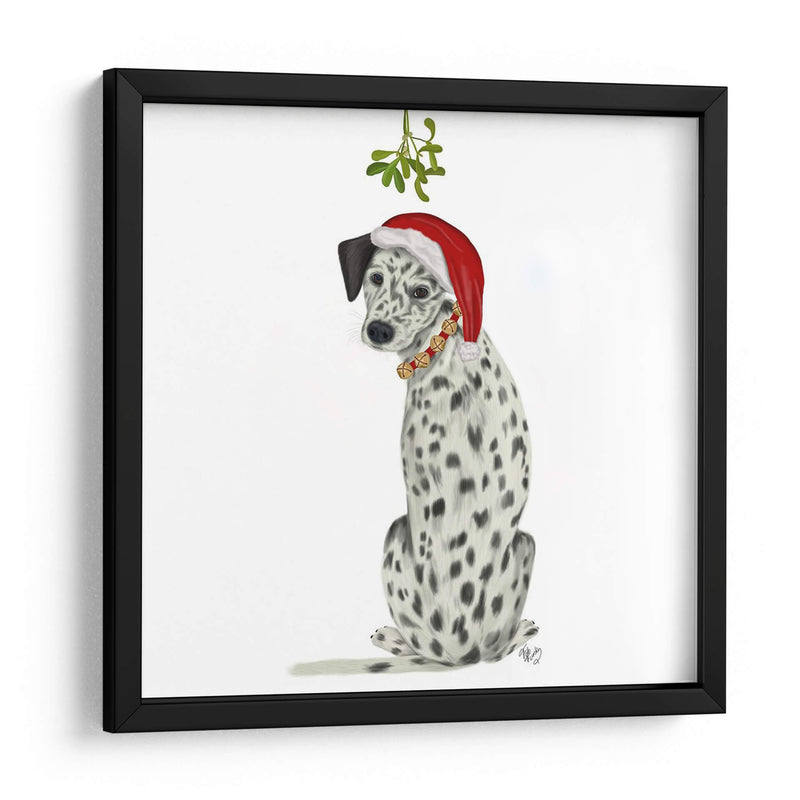 Navidad Des - Dalmatian Muérdago - Fab Funky | Cuadro decorativo de Canvas Lab