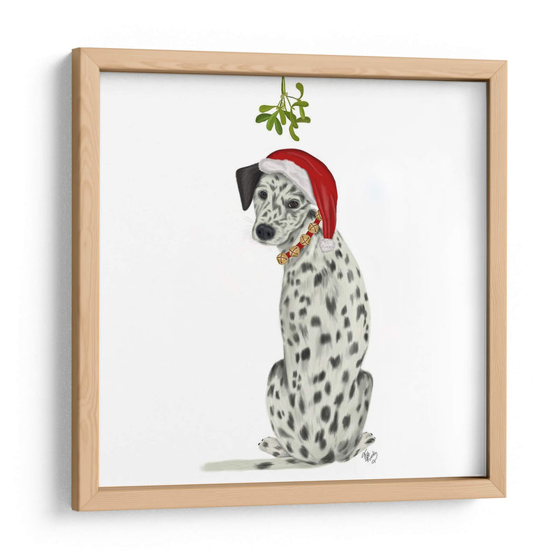 Navidad Des - Dalmatian Muérdago - Fab Funky | Cuadro decorativo de Canvas Lab