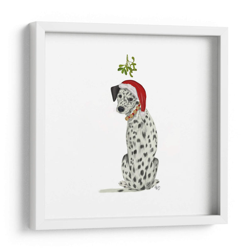 Navidad Des - Dalmatian Muérdago - Fab Funky | Cuadro decorativo de Canvas Lab