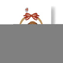 Navidad Des - Perro En Canasta Con Hombres De Pan De Jengibre - Fab Funky | Cuadro decorativo de Canvas Lab