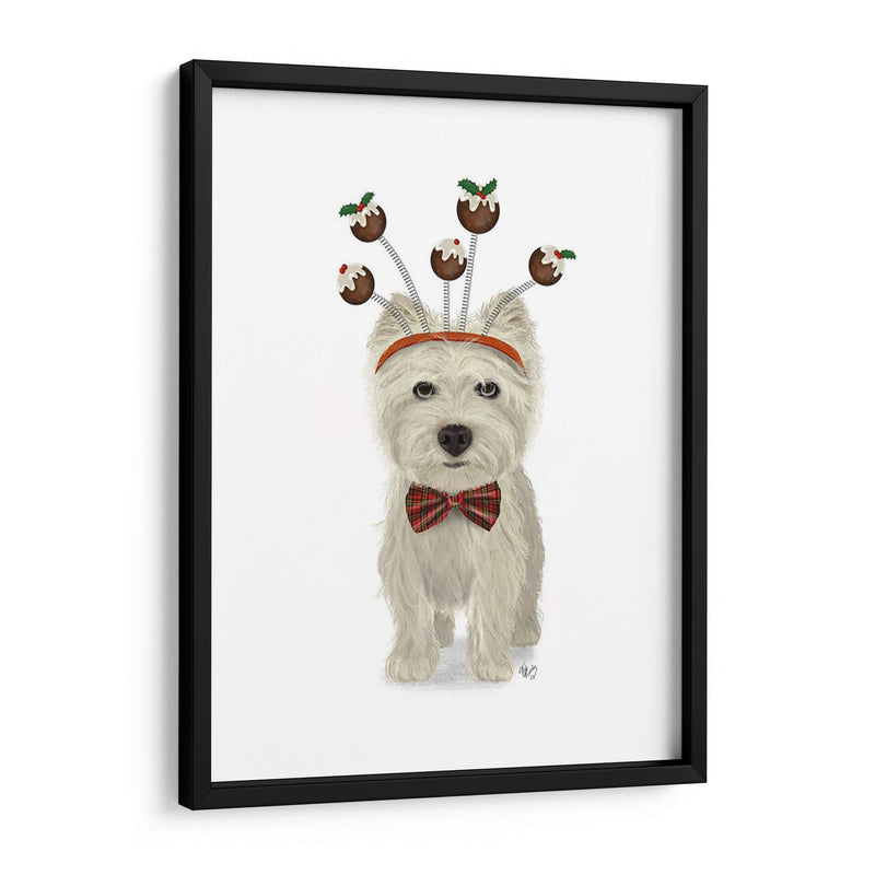 Navidad Des - Westie Y Pudos De Navidad - Fab Funky | Cuadro decorativo de Canvas Lab