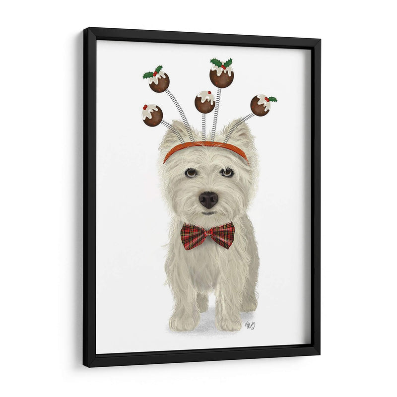 Navidad Des - Westie Y Pudos De Navidad - Fab Funky | Cuadro decorativo de Canvas Lab