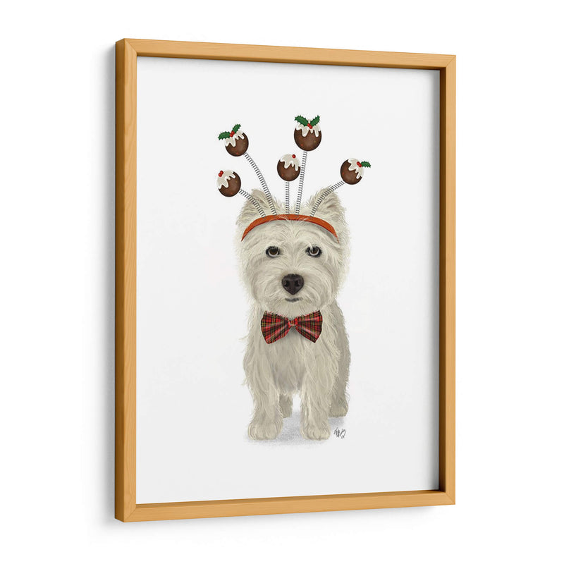 Navidad Des - Westie Y Pudos De Navidad - Fab Funky | Cuadro decorativo de Canvas Lab