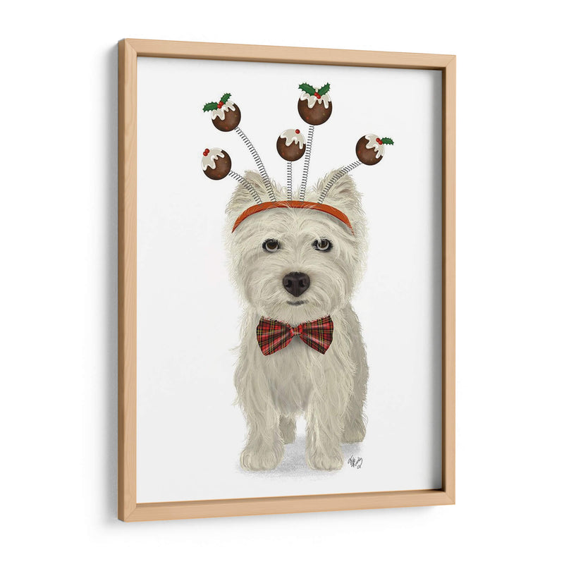 Navidad Des - Westie Y Pudos De Navidad - Fab Funky | Cuadro decorativo de Canvas Lab