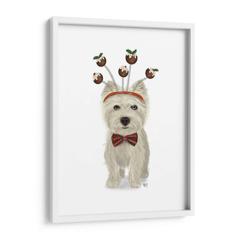 Navidad Des - Westie Y Pudos De Navidad - Fab Funky | Cuadro decorativo de Canvas Lab