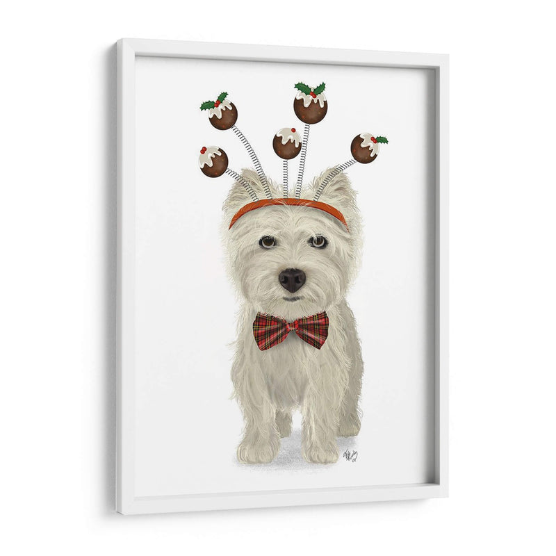 Navidad Des - Westie Y Pudos De Navidad - Fab Funky | Cuadro decorativo de Canvas Lab