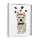 Navidad Des - Westie Y Pudos De Navidad - Fab Funky | Cuadro decorativo de Canvas Lab