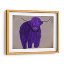Vaca Highland 5, Púrpura, Completo - Fab Funky | Cuadro decorativo de Canvas Lab