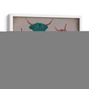 Vacas Highland, Manada Multicolor - Fab Funky | Cuadro decorativo de Canvas Lab