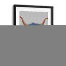 Vaca Highland 7, Púrpura, Retrato - Fab Funky | Cuadro decorativo de Canvas Lab