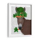 Donkey Carrot Hat Book Print - Fab Funky | Cuadro decorativo de Canvas Lab