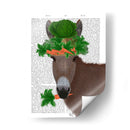 Donkey Carrot Hat Book Print - Fab Funky | Cuadro decorativo de Canvas Lab
