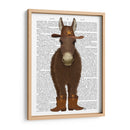 Donkey Cowboy Librer Imprimir - Fab Funky | Cuadro decorativo de Canvas Lab
