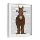 Donkey Cowboy Librer Imprimir - Fab Funky | Cuadro decorativo de Canvas Lab