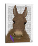 Libro De Flores Púrpura De Burro Impresión - Fab Funky | Cuadro decorativo de Canvas Lab