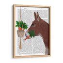 Libro De Almuerzo Donkey Imprimir - Fab Funky | Cuadro decorativo de Canvas Lab
