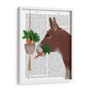 Libro De Almuerzo Donkey Imprimir - Fab Funky | Cuadro decorativo de Canvas Lab