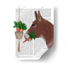 Libro De Almuerzo Donkey Imprimir - Fab Funky | Cuadro decorativo de Canvas Lab