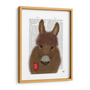 Libro De Flores Rojas De Burro Impresión - Fab Funky | Cuadro decorativo de Canvas Lab