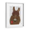 Libro De Flores Rojas De Burro Impresión - Fab Funky | Cuadro decorativo de Canvas Lab