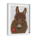 Libro De Flores Rojas De Burro Impresión - Fab Funky | Cuadro decorativo de Canvas Lab