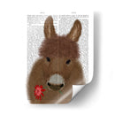 Libro De Flores Rojas De Burro Impresión - Fab Funky | Cuadro decorativo de Canvas Lab