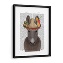 Donkey Sombrero Libro De Impresión - Fab Funky | Cuadro decorativo de Canvas Lab