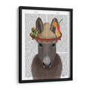 Donkey Sombrero Libro De Impresión - Fab Funky | Cuadro decorativo de Canvas Lab