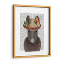 Donkey Sombrero Libro De Impresión - Fab Funky | Cuadro decorativo de Canvas Lab