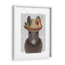 Donkey Sombrero Libro De Impresión - Fab Funky | Cuadro decorativo de Canvas Lab