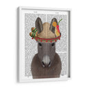 Donkey Sombrero Libro De Impresión - Fab Funky | Cuadro decorativo de Canvas Lab