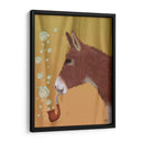 Tubería De Burbujas De Burro, Retrato - Fab Funky | Cuadro decorativo de Canvas Lab
