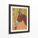 Tubería De Burbujas De Burro, Retrato - Fab Funky | Cuadro decorativo de Canvas Lab