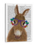 Glases De Flores Púrpura De Burro Impresión De Libro - Fab Funky | Cuadro decorativo de Canvas Lab
