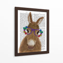 Glases De Flores Púrpura De Burro Impresión De Libro - Fab Funky | Cuadro decorativo de Canvas Lab