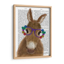 Glases De Flores Púrpura De Burro Impresión De Libro - Fab Funky | Cuadro decorativo de Canvas Lab