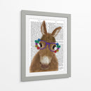 Glases De Flores Púrpura De Burro Impresión De Libro - Fab Funky | Cuadro decorativo de Canvas Lab