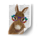 Glases De Flores Púrpura De Burro Impresión De Libro - Fab Funky | Cuadro decorativo de Canvas Lab