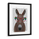 Glases De Flores Rojas De Burro Impresión De Libro - Fab Funky | Cuadro decorativo de Canvas Lab